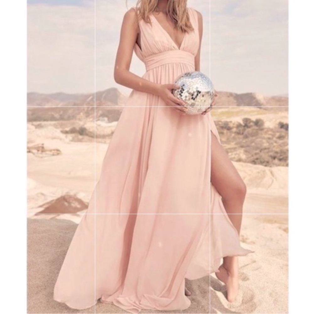 NEW Lulus Heavenly Hues formal maxi dress